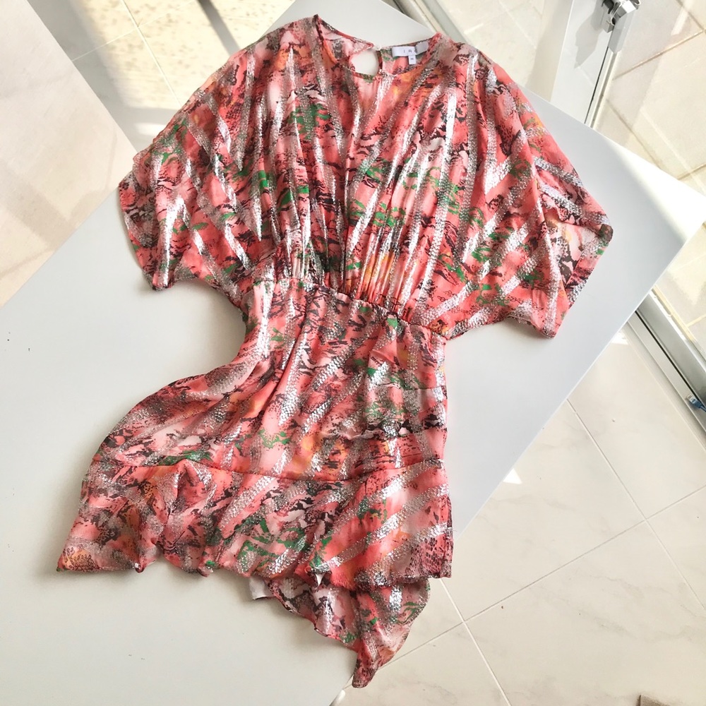 🌟SOLD🌟 IRO metallic silk dress - Picture 1 of 4